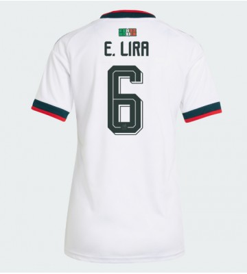 Mexiko Erik Lira #6 Bortatröja Dam VM 2026 Kortärmad